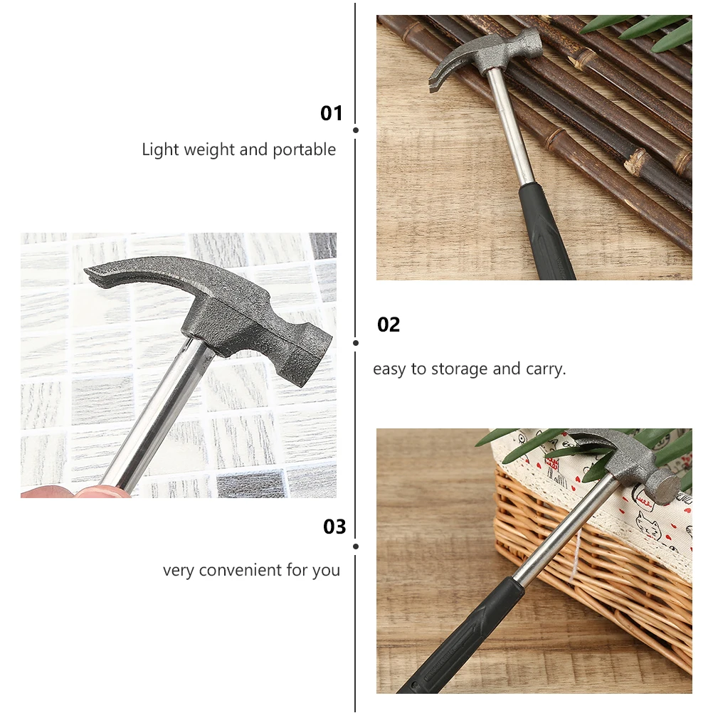 5pcs Claw Hammer Mini Small Metal Hammers for Crafts Plastic Nailing Lightweight Durable Portable Storage Outdoor Hiking Daily
5pcs Claw Hammer Mini Small Metal Hammers for Crafts Plastic Nailing Lightweight Durable Portable Storage Outdoor Hiking Daily