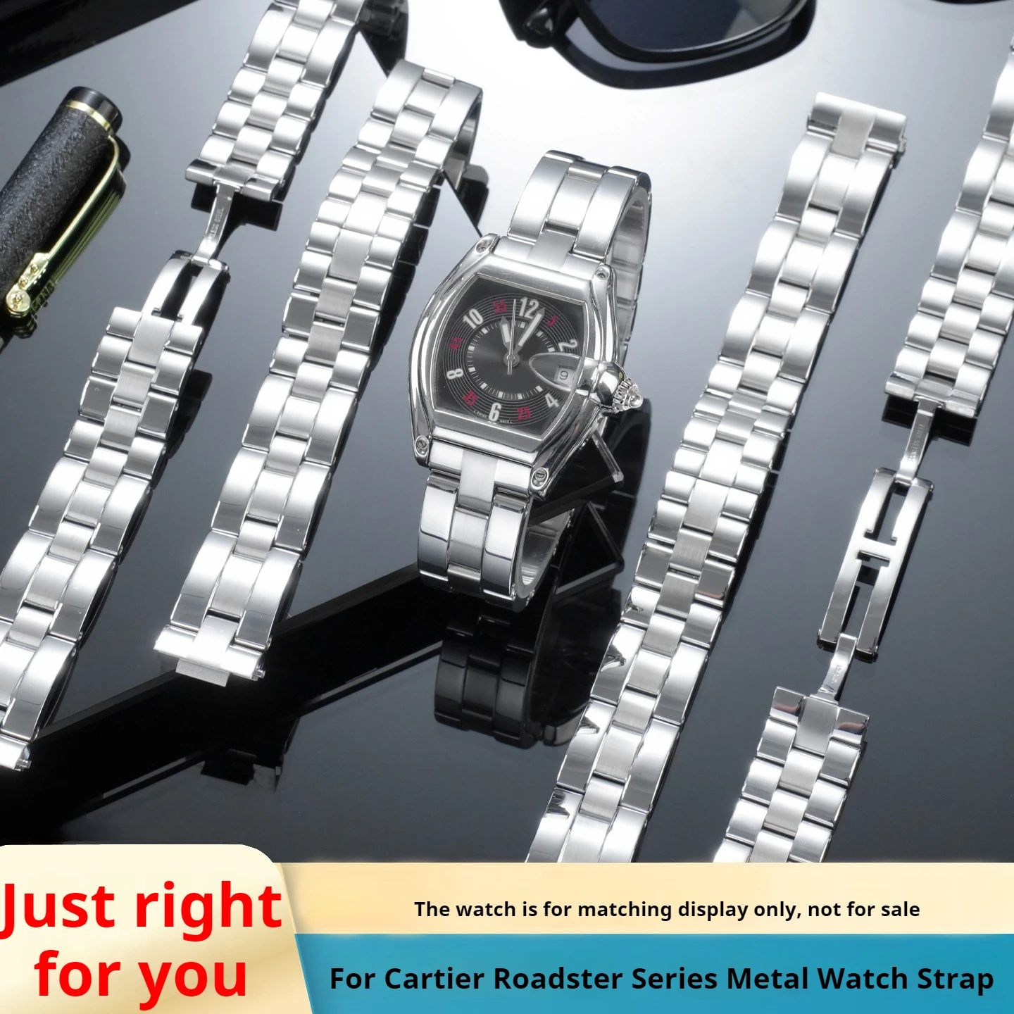 Stainless Steel Bracelet For Roadster DE Cartier Quick Release Watch Strap W62025V3 W6206018 17 Metal Watch Band 19mm 20mm Men
Stainless Steel Bracelet For Roadster DE Cartier Quick Release Watch Strap W62025V3 W6206018 17 Metal Watch Band 19mm 20mm Men