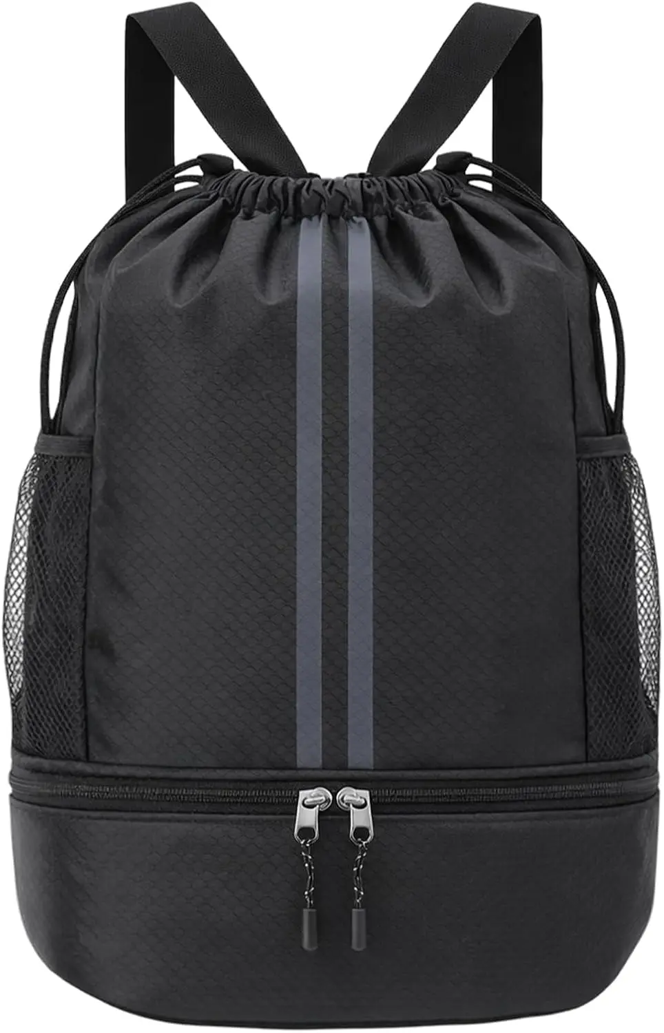 Pimoys Drawstring Backpack Gym Bag, Waterproof String Backpack with Side Mesh Pockets, Beach Bag for Basketball, Soccer, Swim, Wrestling Bag for Women Men
Pimoys Drawstring Backpack Gym Bag, Waterproof String Backpack with Side Mesh Pockets, Beach Bag for Basketball, Soccer, Swim, Wrestling Bag for Women Men