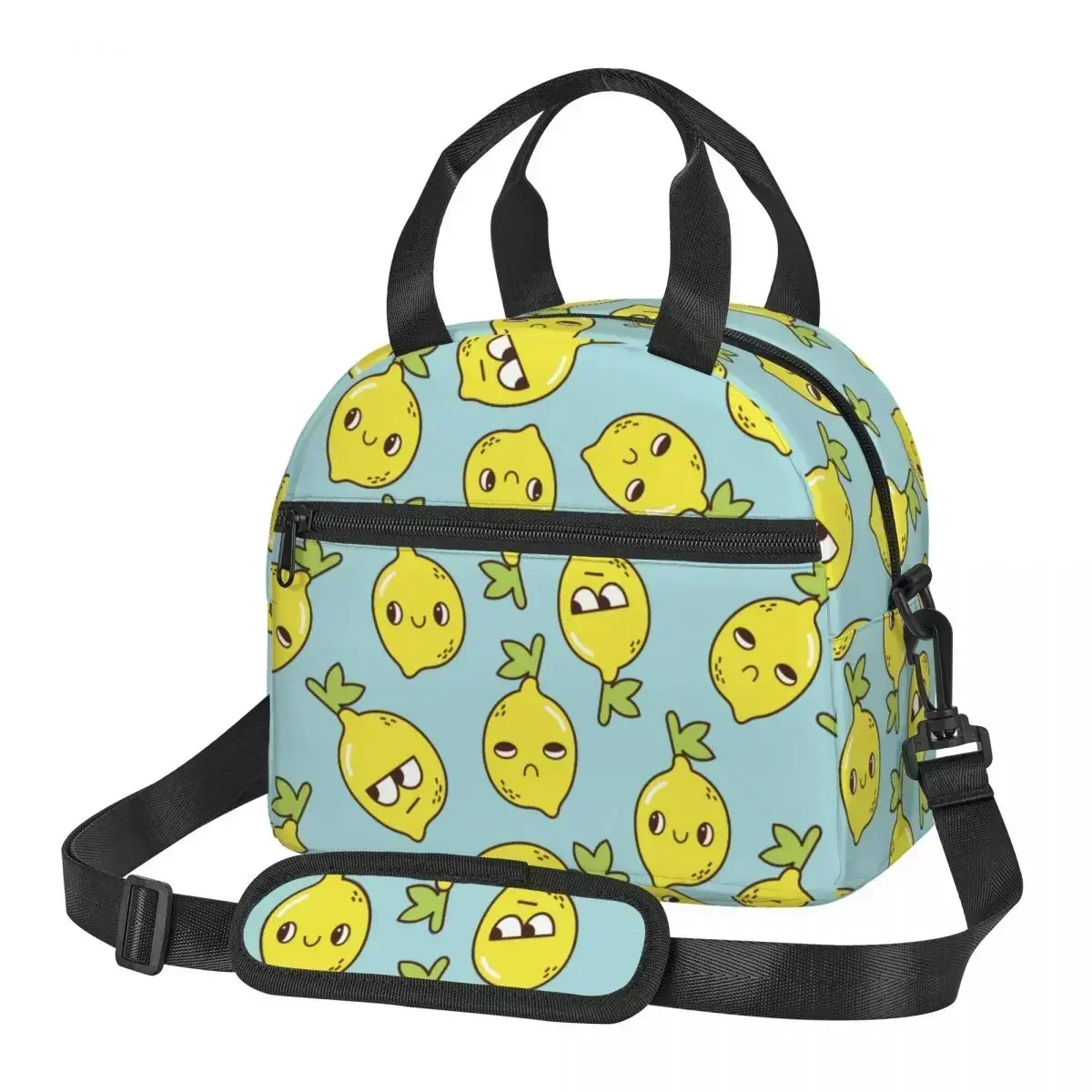 Cute Kawaii Lemons Insulated Lunch Bags With Adjustable Shoulder Strap Food Bag Large Capacity Cooler Thermal Boxes
Cute Kawaii Lemons Insulated Lunch Bags With Adjustable Shoulder Strap Food Bag Large Capacity Cooler Thermal Boxes
