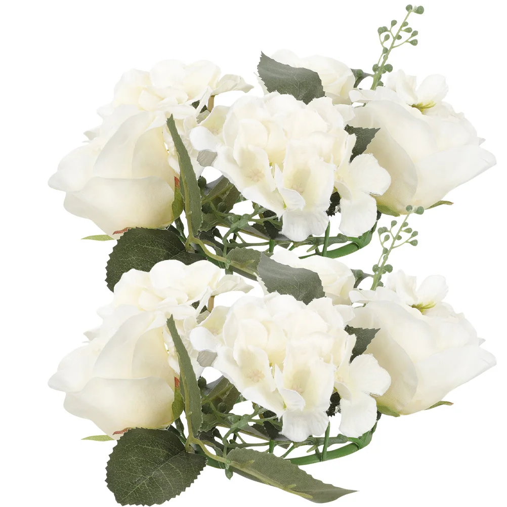 2pcs Rose Elegant Decor Valentine Day Wedding Party Home Decor Artificial Flowers Table Rings Centerpiece
2pcs Rose Elegant Decor Valentine Day Wedding Party Home Decor Artificial Flowers Table Rings Centerpiece