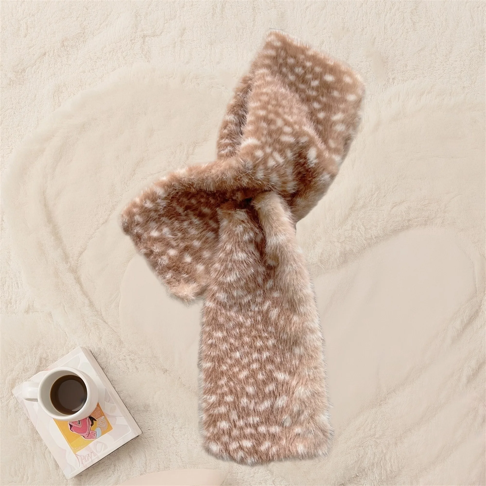 Женский зимний плюшевый шарф с элегантным цветочным принтом, мягкий шарф для повседневной носки, уютный шарф с бахромой
Женский зимний плюшевый шарф с элегантным цветочным принтом, мягкий шарф для повседневной носки, уютный шарф с бахромой