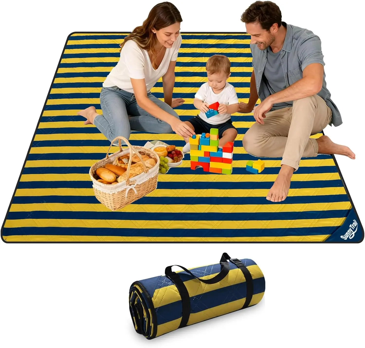 Picnic Blanket 80"x80" – Extra Large Waterproof Outdoor Blanket for Beach, Park, Grass, Lawn, Camping, Sandproof Mat, Foldab
Picnic Blanket 80"x80" – Extra Large Waterproof Outdoor Blanket for Beach, Park, Grass, Lawn, Camping, Sandproof Mat, Foldab