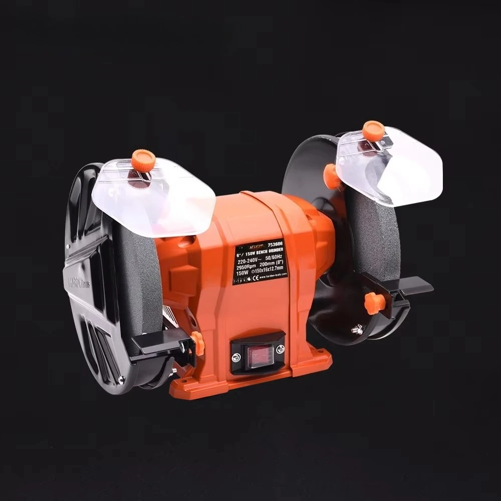 6"/150W Industrial Grade Bench Grinder Machine with
6"/150W Industrial Grade Bench Grinder Machine with