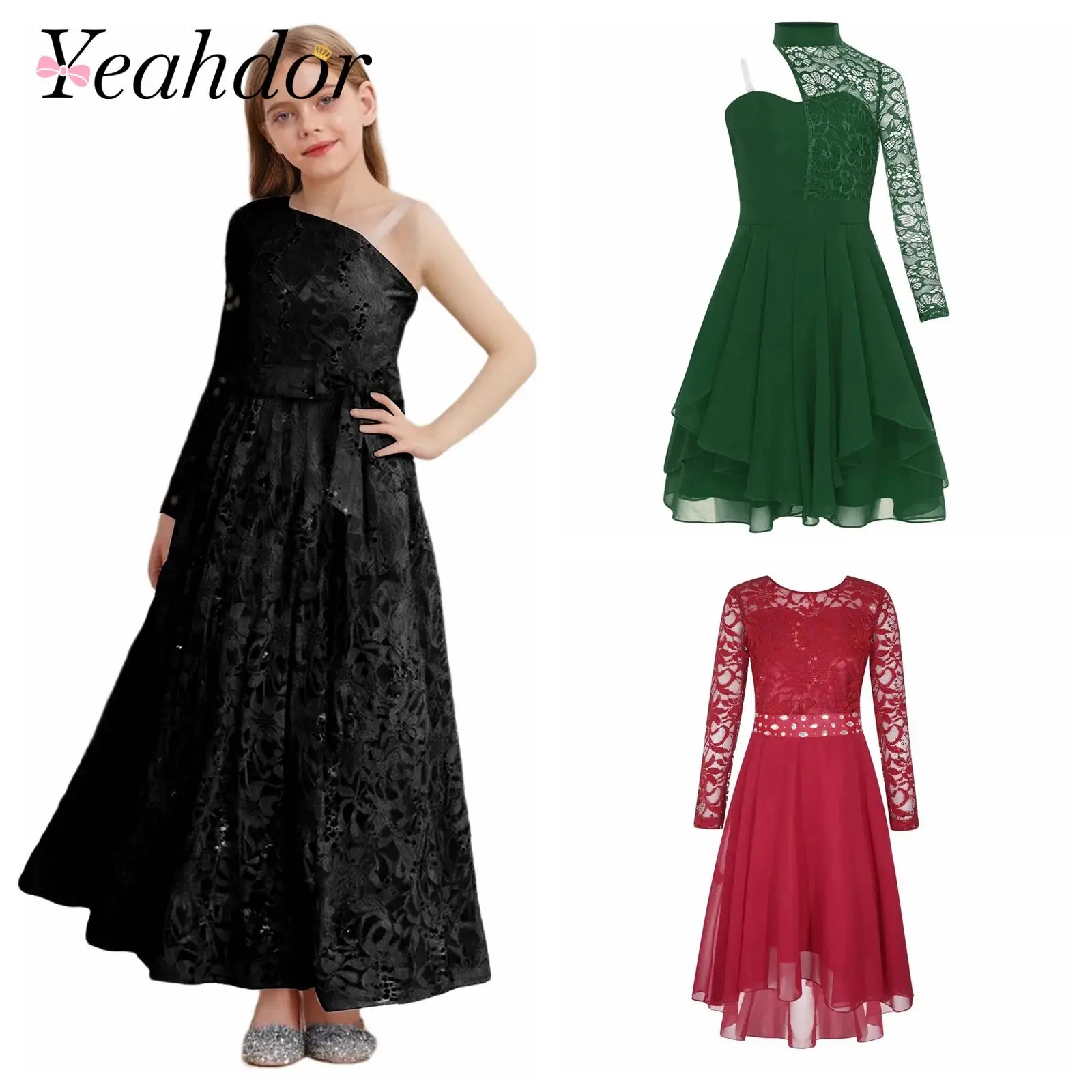 Girls Wedding Party Dress Elegant Lace Formal Princess Costume Holy Communion Gown Junior Bridesmaid Dresses Flower Girl Clothes
Girls Wedding Party Dress Elegant Lace Formal Princess Costume Holy Communion Gown Junior Bridesmaid Dresses Flower Girl Clothes