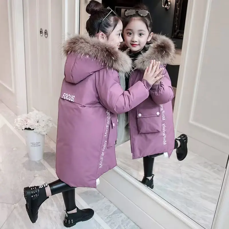 Christmas Costumes For Girls Teen Children Clothing Long Jacket Baby Girl Down Coat Parka Faux Fur Hooded Snowsuit Outerwear
Christmas Costumes For Girls Teen Children Clothing Long Jacket Baby Girl Down Coat Parka Faux Fur Hooded Snowsuit Outerwear