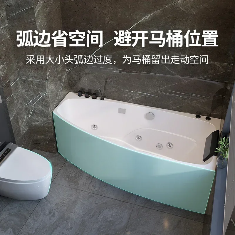 Household bathtub small apartment acrylic surf massage constant temperature deep soak Japanese style
Household bathtub small apartment acrylic surf massage constant temperature deep soak Japanese style