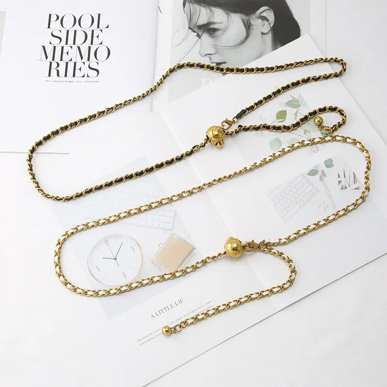 Women Metal Waist Chain Belt Accessory Braided Decoration for Dress Skirt
Women Metal Waist Chain Belt Accessory Braided Decoration for Dress Skirt