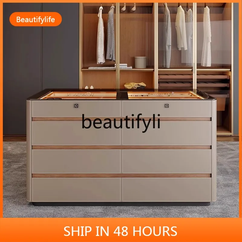 B7304 ss Cloakroom Island Cabinet Light Luxury Home Bedroom High-end Storage Cabinet Custom Jewelry Display Cabinet
B7304 ss Cloakroom Island Cabinet Light Luxury Home Bedroom High-end Storage Cabinet Custom Jewelry Display Cabinet