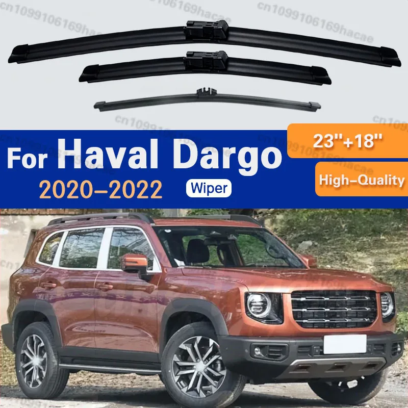 Front Rear Wiper Blade For Haval Dargo 2020 - 2022 Windshield Wipers Blades Brushes Windscreen Cutter Window Parts Auto 23"+18"
Front Rear Wiper Blade For Haval Dargo 2020 - 2022 Windshield Wipers Blades Brushes Windscreen Cutter Window Parts Auto 23"+18"