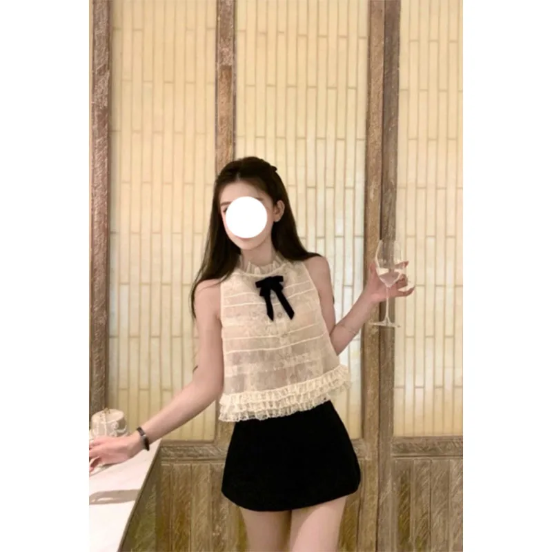 Bella Wardrobe Korean Style Sweet Girl Fashion Multi-Layer Shiny Velvet Knot Sleeveless Top with Skirt Pants
Bella Wardrobe Korean Style Sweet Girl Fashion Multi-Layer Shiny Velvet Knot Sleeveless Top with Skirt Pants