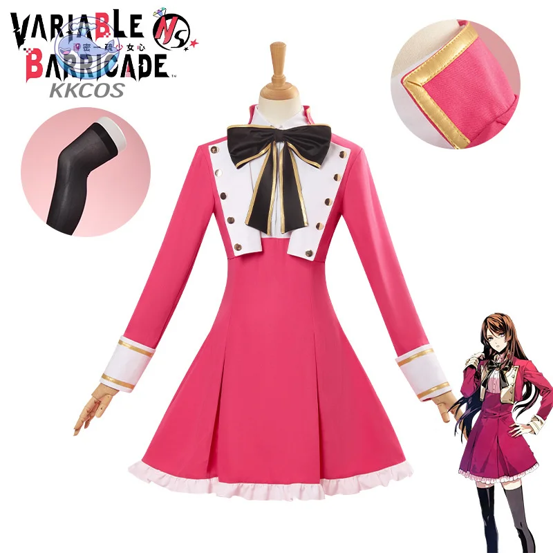 Variable Barricade Cosplay Costume Pink Cute Uniform with Skirt Japanese High School Outfit for Girls Halloween Clothes Clothing
Variable Barricade Cosplay Costume Pink Cute Uniform with Skirt Japanese High School Outfit for Girls Halloween Clothes Clothing