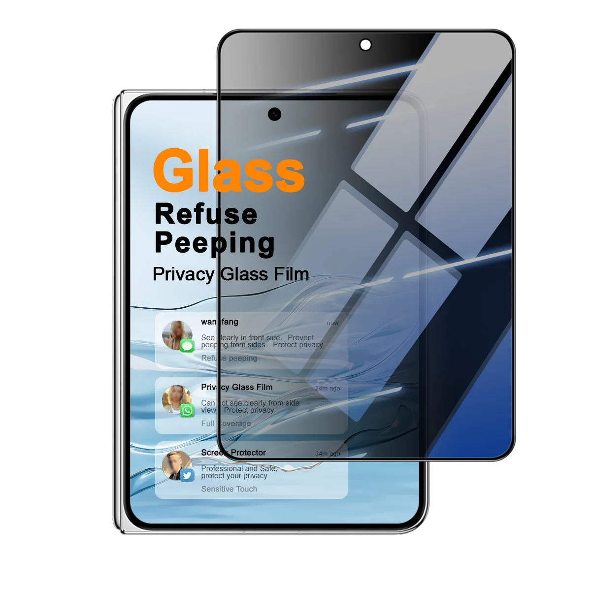 IMAK Privacy Tempered Glass for HUAWEI Pura X Max Screen Protector Film
IMAK Privacy Tempered Glass for HUAWEI Pura X Max Screen Protector Film
