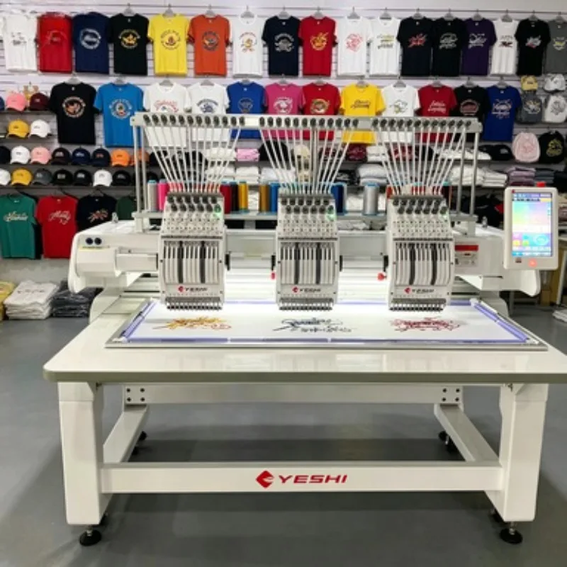 New Digital Embroidery Sewing Machine 2 Heads 12 Needles Professional Embroidery Equipment with Dahao Servo Motor
New Digital Embroidery Sewing Machine 2 Heads 12 Needles Professional Embroidery Equipment with Dahao Servo Motor