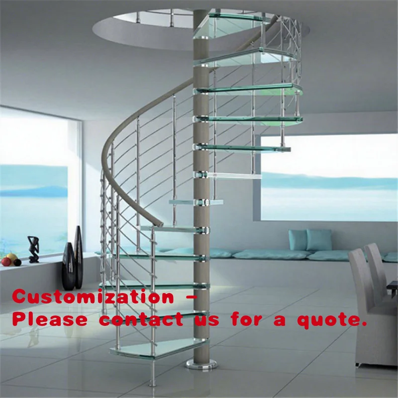 Customize.Prima Simple Design Glass Step Staircase Modern Indoor Wood Tread Helical Stairs
Customize.Prima Simple Design Glass Step Staircase Modern Indoor Wood Tread Helical Stairs