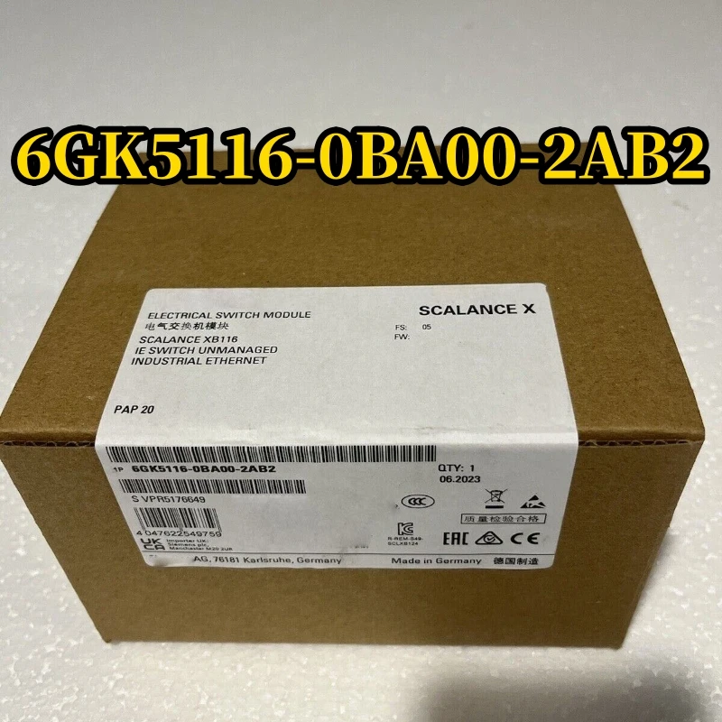 Новый неуправляемый переключатель IE 6GK5116-0BA00-2AB2 6GK5 116-0BA00-2AB2 6GK51 16-0BA00-2AB 2 быстрая доставка гарантия один год
Новый неуправляемый переключатель IE 6GK5116-0BA00-2AB2 6GK5 116-0BA00-2AB2 6GK51 16-0BA00-2AB 2 быстрая доставка гарантия один год