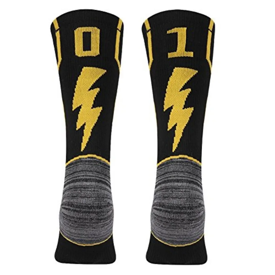 Adult Youth Mid Calf Cushion Sports Socks for Basketball Football Baseball Gold
Adult Youth Mid Calf Cushion Sports Socks for Basketball Football Baseball Gold