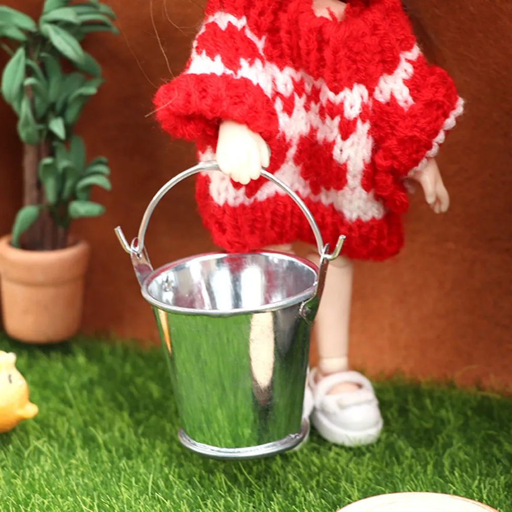 6Pcs Miniature Bucket Realistic Tiny Container for Dollhouse Decor Mini House Accessories Fine Learning Tool
6Pcs Miniature Bucket Realistic Tiny Container for Dollhouse Decor Mini House Accessories Fine Learning Tool