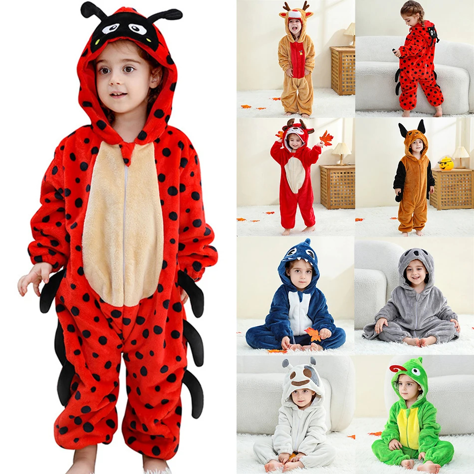 Baby Cartoon Hooded Flannel Bodysuits Boy Girl Zipper Carnival Halloween Ghost Jumpsuits Newborn Xmas Reindeer Birthday Rompers
Baby Cartoon Hooded Flannel Bodysuits Boy Girl Zipper Carnival Halloween Ghost Jumpsuits Newborn Xmas Reindeer Birthday Rompers