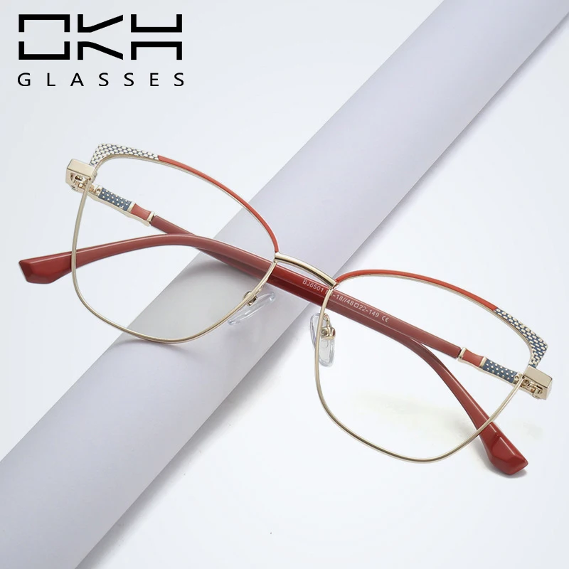 OKH Women Fashion Optical Eyeglasses Custom Reading Prescription Glasses Myopia Anti Blue Light Glass High Quality Products G11
OKH Women Fashion Optical Eyeglasses Custom Reading Prescription Glasses Myopia Anti Blue Light Glass High Quality Products G11
