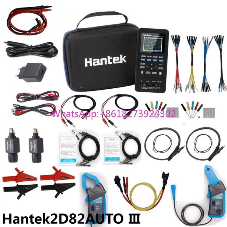 Hantek2D82AUTO III 4-In-1 Automotive Diagnostic Signal Source Digital Automotive Oscilloscope Multimeter Kit
Hantek2D82AUTO III 4-In-1 Automotive Diagnostic Signal Source Digital Automotive Oscilloscope Multimeter Kit