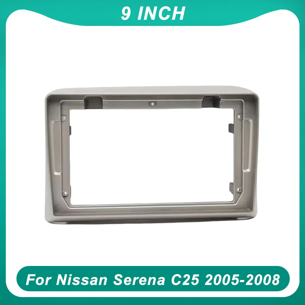 For Nissan Serena C25 2005-2008 9 Inch Car Frame Fascia Adapter Canbus Box Decoder Android Radio Audio Dash Fitting Panel Kit
For Nissan Serena C25 2005-2008 9 Inch Car Frame Fascia Adapter Canbus Box Decoder Android Radio Audio Dash Fitting Panel Kit