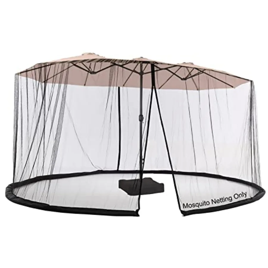 Umbrella Netting for Outdoor Umbrellas, Patio Umbrella Mosquito Netting for Double-Sided Umbrella, with Double Zipper Door and
Umbrella Netting for Outdoor Umbrellas, Patio Umbrella Mosquito Netting for Double-Sided Umbrella, with Double Zipper Door and