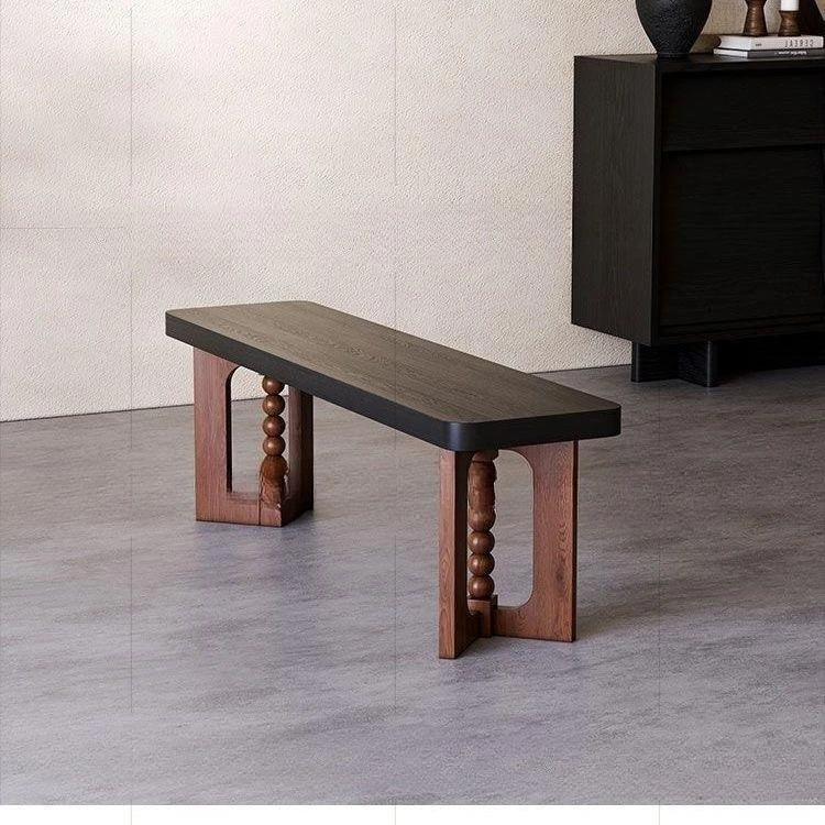 Medieval solid wood bench household shoe changing stool retro dining chair
Medieval solid wood bench household shoe changing stool retro dining chair