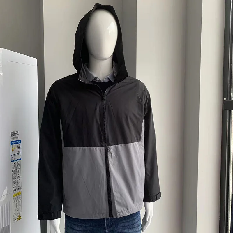 Men's Spring Hooded Jaet Quali Youth Faion Color Blo Casual Outerwear Polyester Zipper Closure Regular Fit
Men's Spring Hooded Jaet Quali Youth Faion Color Blo Casual Outerwear Polyester Zipper Closure Regular Fit