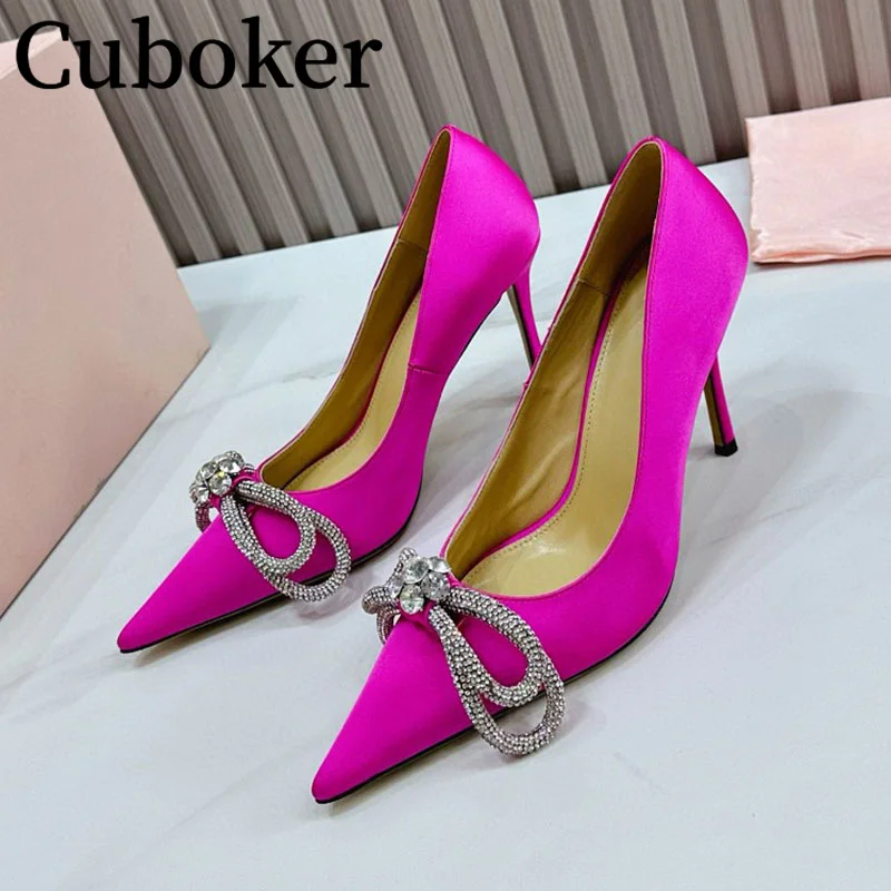2024 Summer Banquet Satin Pointed toe Pumps Elegant Crystal Bling Women's Sandals Mules Women Dress Woman's shoes Ladies Shoes
2024 Summer Banquet Satin Pointed toe Pumps Elegant Crystal Bling Women's Sandals Mules Women Dress Woman's shoes Ladies Shoes