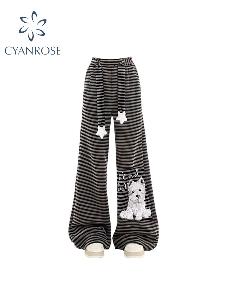 Women's Black Gothic Y2k Striped Pants Harajuku 90s Aesthetic High Waist Pants 2000s Sweatpants Vintage Trousers Fashion Clothes
Women's Black Gothic Y2k Striped Pants Harajuku 90s Aesthetic High Waist Pants 2000s Sweatpants Vintage Trousers Fashion Clothes