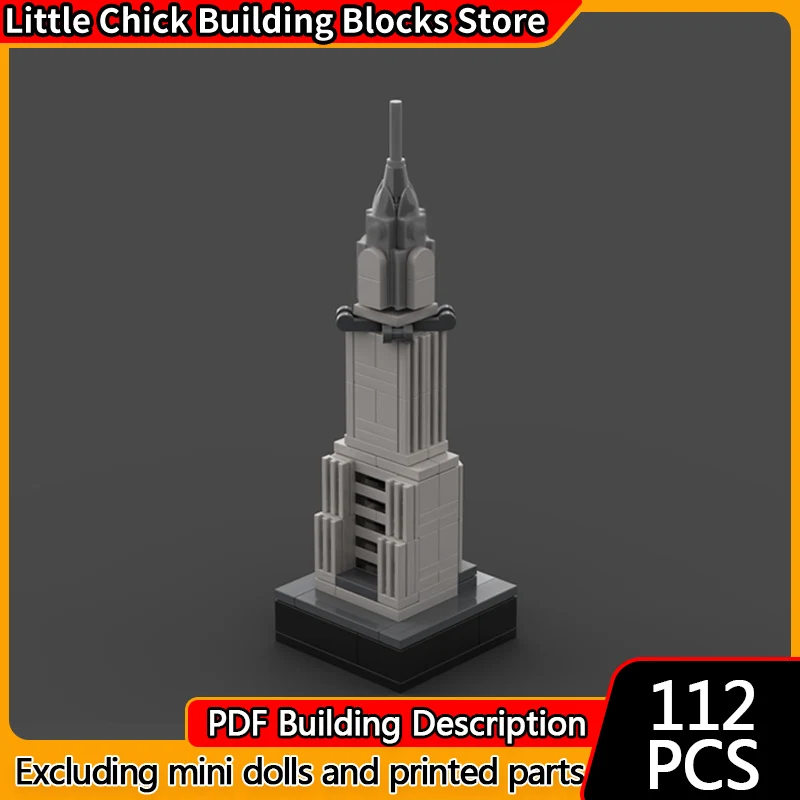 Модель City Street View MOC Building Bricks NYC Chrysler Building Модульная технология Детские праздничные подарки Сборка игрушек Костюм
Модель City Street View MOC Building Bricks NYC Chrysler Building Модульная технология Детские праздничные подарки Сборка игрушек Костюм