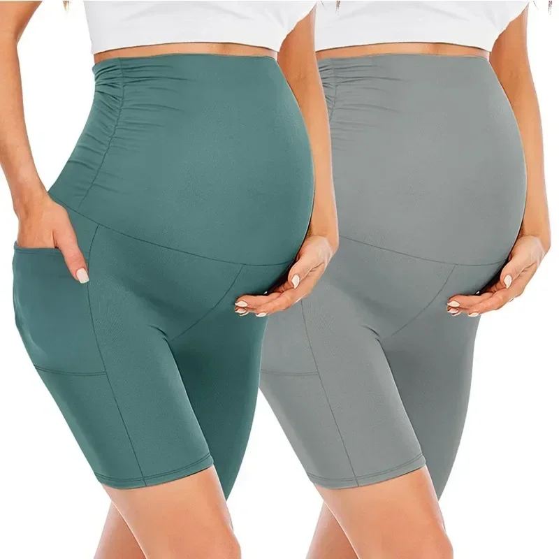 Maternity Belly Support High-waisted Safety Pants Comfortable Casual Medium Stretch Skinny Leggings with Pockets Cropped Pants
Maternity Belly Support High-waisted Safety Pants Comfortable Casual Medium Stretch Skinny Leggings with Pockets Cropped Pants