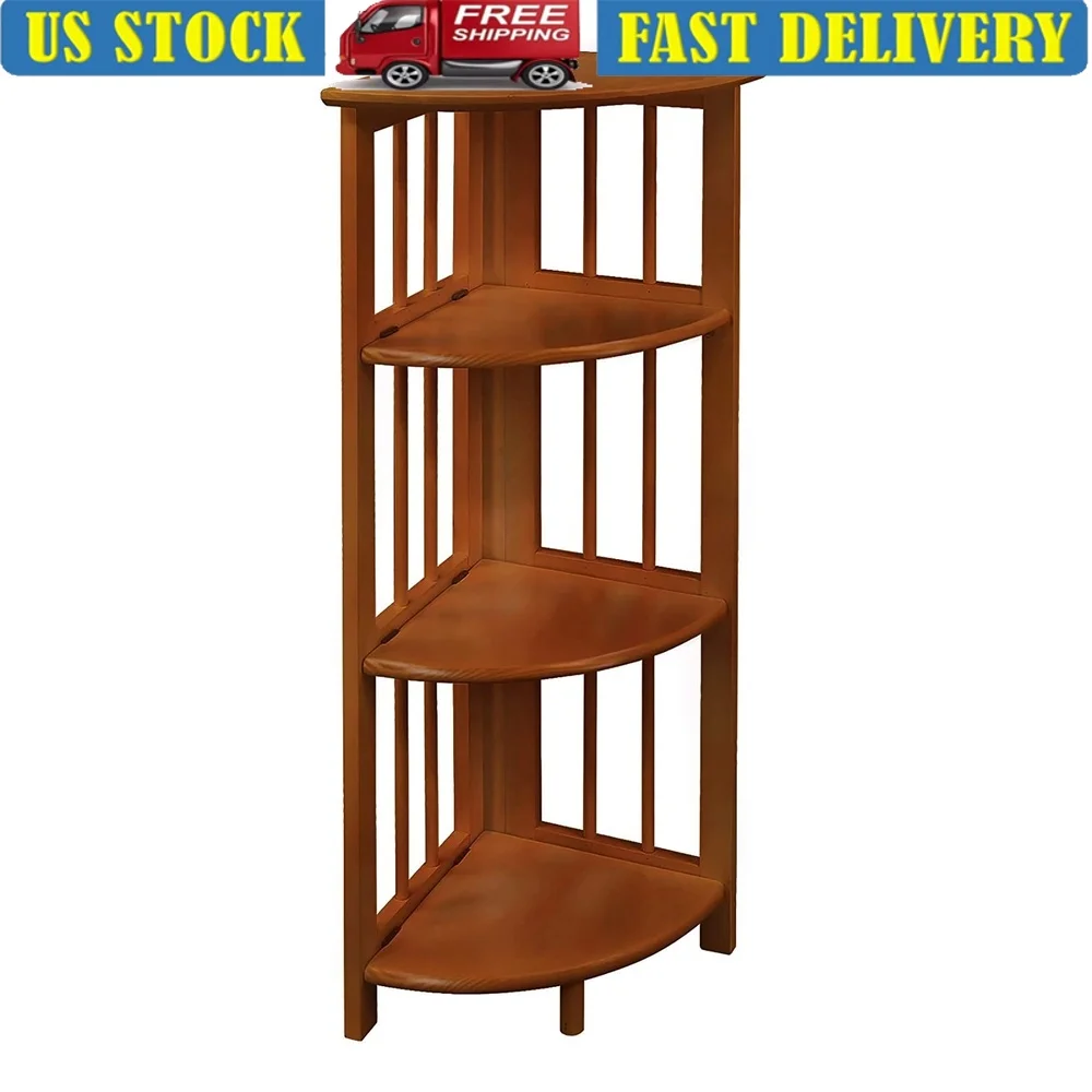 Wooden Corner Folding Bookcase 4 Shelf Storage Unit Solid Oak Contemporary Design Adjustable Shelves Home Office Display
Wooden Corner Folding Bookcase 4 Shelf Storage Unit Solid Oak Contemporary Design Adjustable Shelves Home Office Display