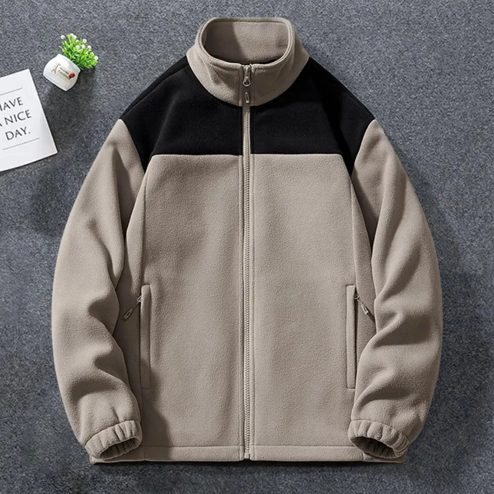 Fleece Military Jacket Men Autumn Winter Jacket Stand Loose Elastic Cuff Coat Loose Fit Windproof Jacket ropa hombre
Fleece Military Jacket Men Autumn Winter Jacket Stand Loose Elastic Cuff Coat Loose Fit Windproof Jacket ropa hombre