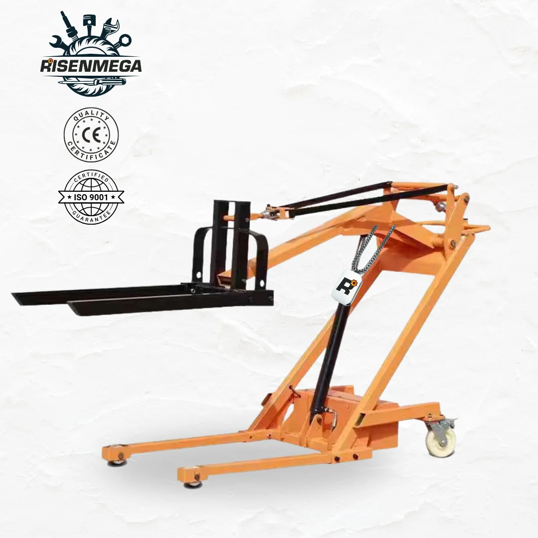 Risenmega Portable Mini Manual Hydraulic Forklift Self Loading 1.7m 700kg Battery Electric Curved Arm Mini Forklift CE/ISO
Risenmega Portable Mini Manual Hydraulic Forklift Self Loading 1.7m 700kg Battery Electric Curved Arm Mini Forklift CE/ISO