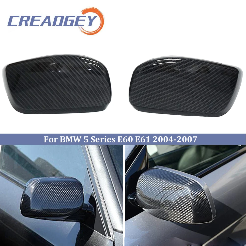 2 PCS High Quality Rearview Mirror Cover Cap Carbon Fiber Black for BMW E60 E61 E63 E64 520i 525i 528i 528xi 530i 2003-2008
2 PCS High Quality Rearview Mirror Cover Cap Carbon Fiber Black for BMW E60 E61 E63 E64 520i 525i 528i 528xi 530i 2003-2008