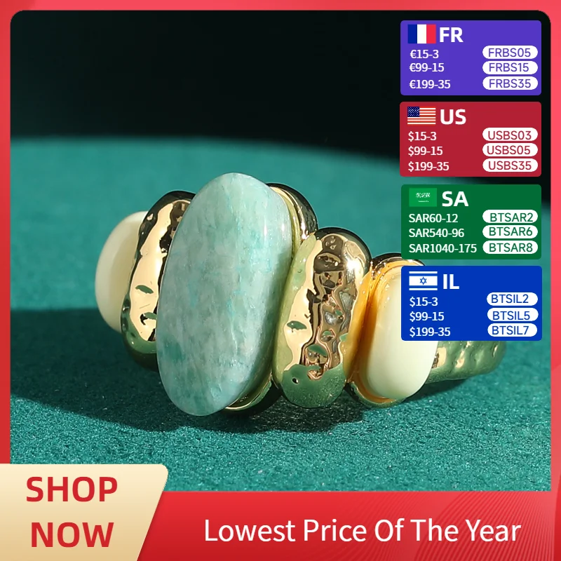 Gold Color Green Ring Stone Natural Oval Vintage Antique Accessories For Women Wedding Luxury Dubai Jewelry 2025 New
Gold Color Green Ring Stone Natural Oval Vintage Antique Accessories For Women Wedding Luxury Dubai Jewelry 2025 New