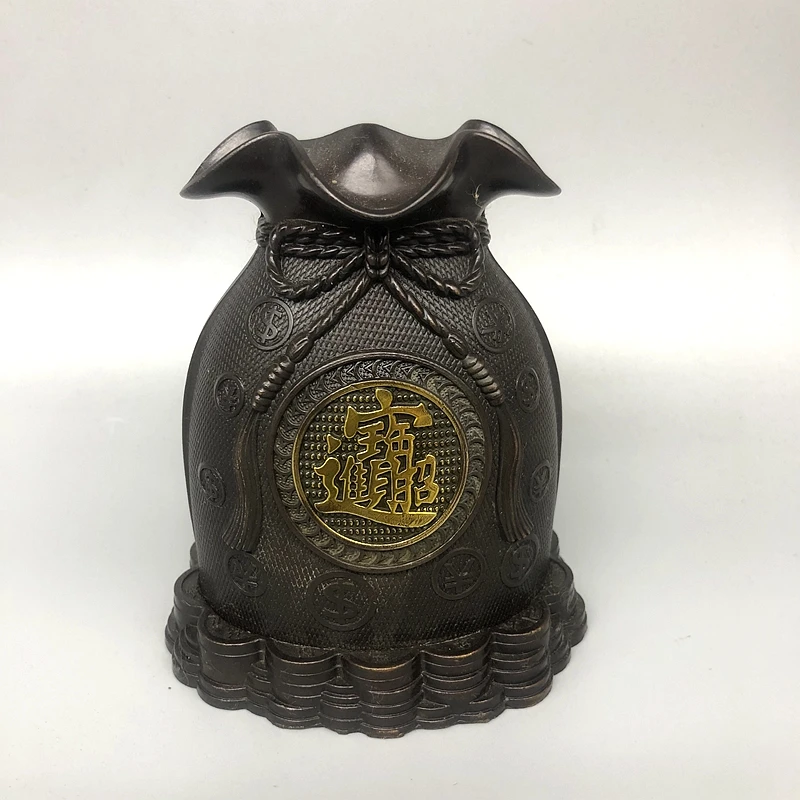 Fortune into the treasure piggy bank Year's money, the blessing of the word piggy bank, pure copper
Fortune into the treasure piggy bank Year's money, the blessing of the word piggy bank, pure copper
