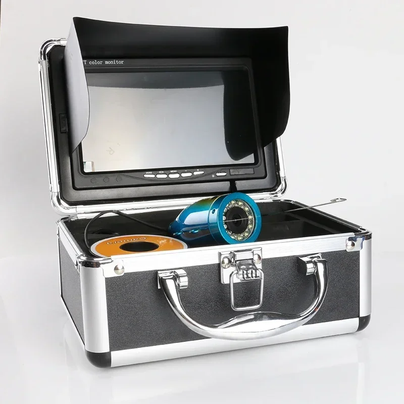 IP68 Waterproof 18white/infrared LED Underwater Fish Finder Monitor/camera System with Sun-visor 15/30/50m Cable Optional WF01B
IP68 Waterproof 18white/infrared LED Underwater Fish Finder Monitor/camera System with Sun-visor 15/30/50m Cable Optional WF01B