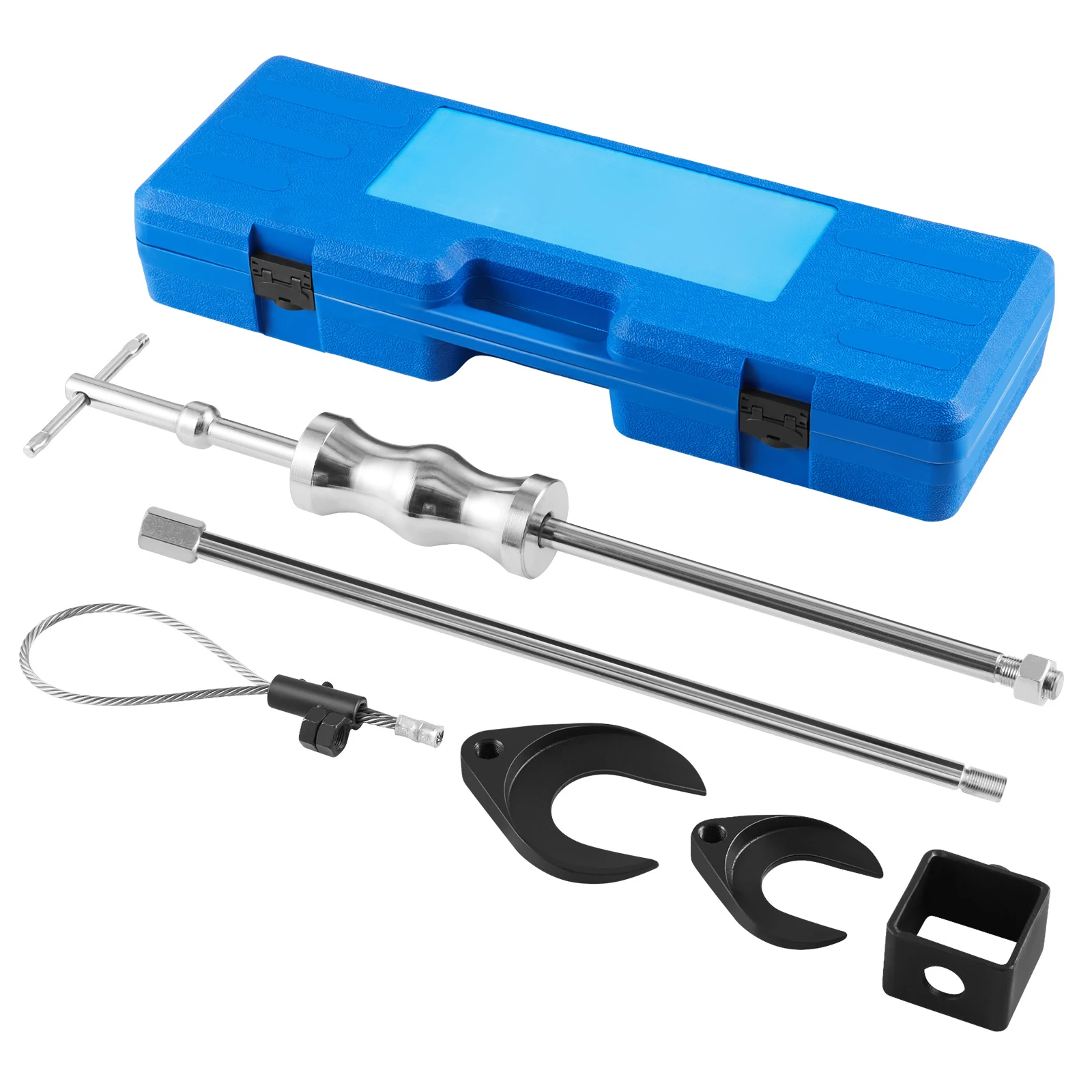 SucceBuy Inner CV Axle Puller Tool Set with 5/8in-18 Slide Hammer & 2-In 2.5-In CV Joint Adapter Inner CV Joint Removal Tool Kit
SucceBuy Inner CV Axle Puller Tool Set with 5/8in-18 Slide Hammer & 2-In 2.5-In CV Joint Adapter Inner CV Joint Removal Tool Kit