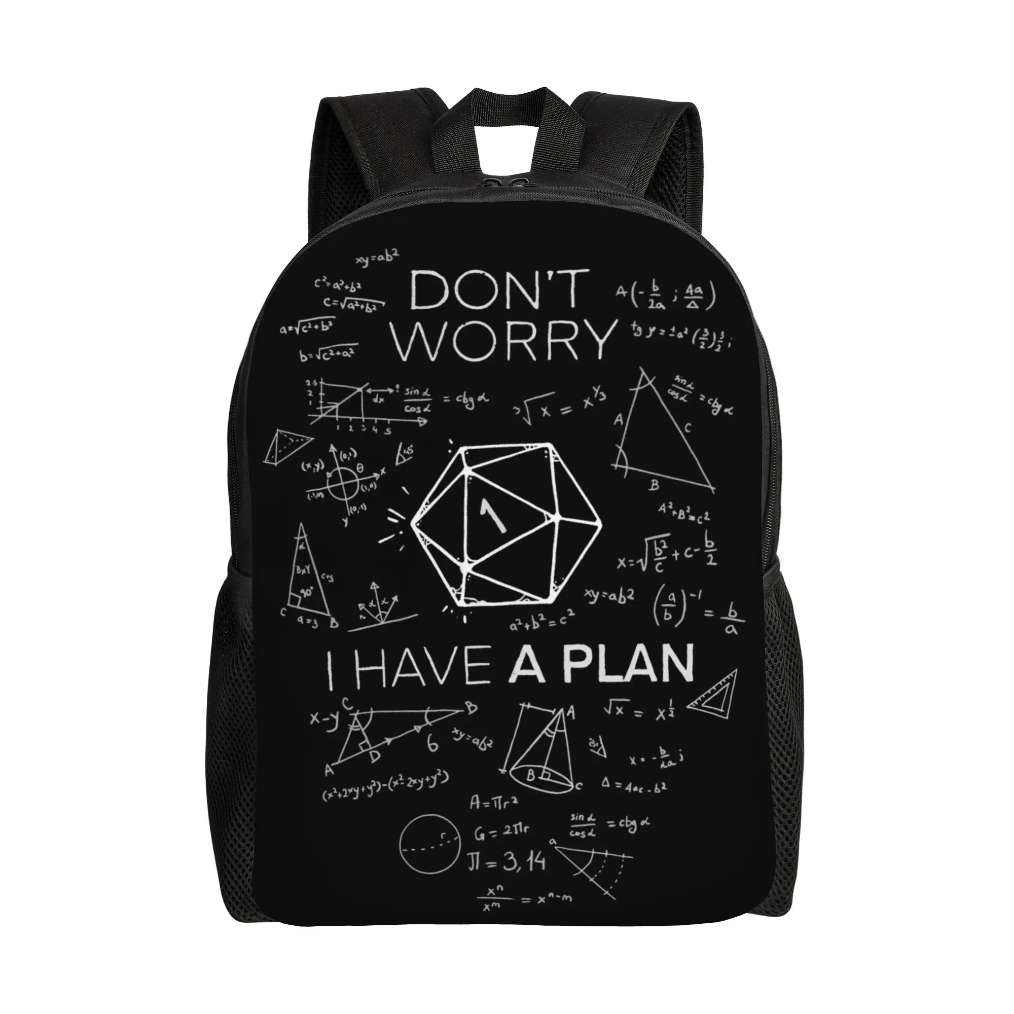 Рюкзак I Have a Plan для мужчин и женщин, модный студенческий рюкзак для походов и путешествий, сумка для ноутбука, спортивная сумка через плечо
Рюкзак I Have a Plan для мужчин и женщин, модный студенческий рюкзак для походов и путешествий, сумка для ноутбука, спортивная сумка через плечо