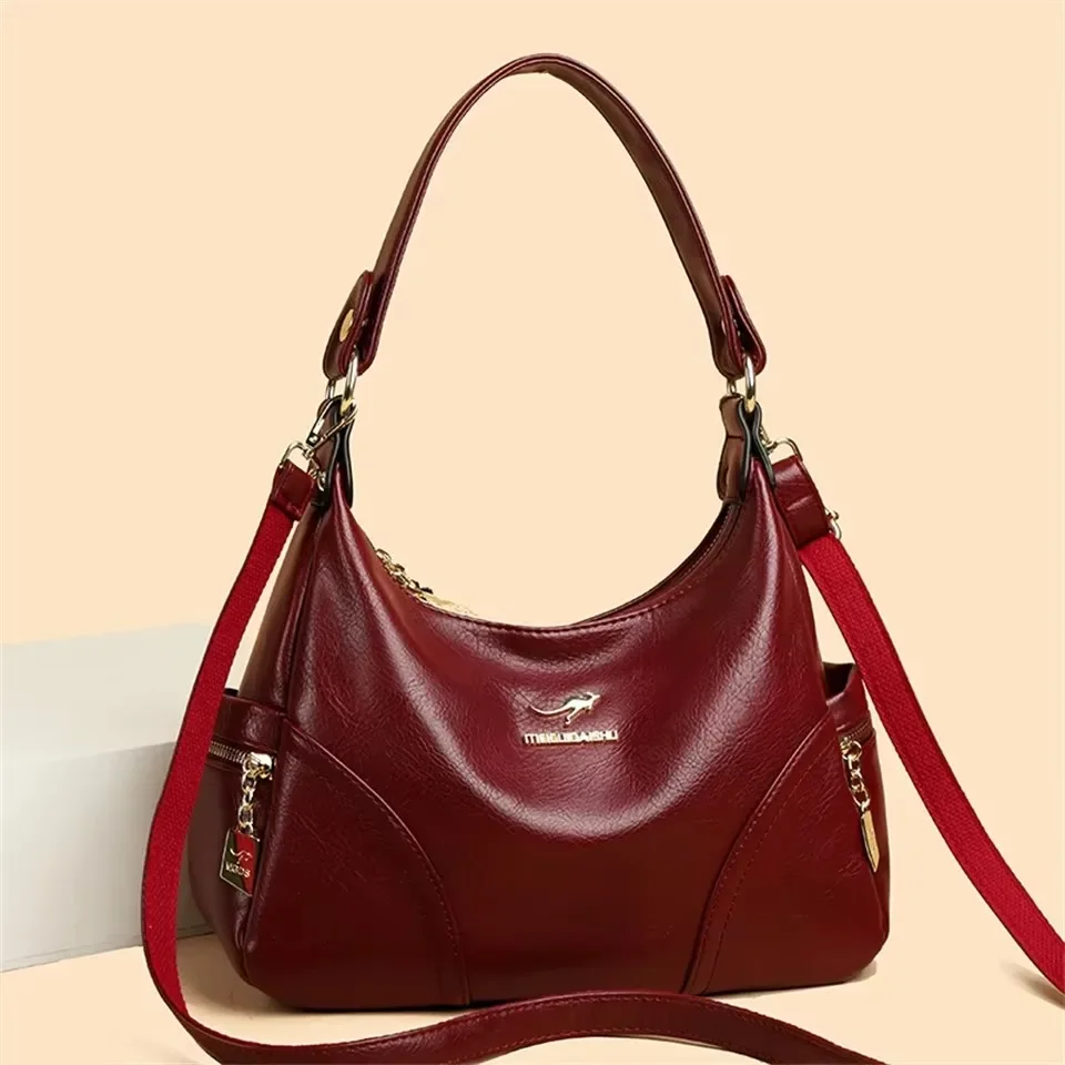 Fashion Women's Shoulder Bag Luxury Designer Soft Leather Crossbody Bag Ladies Versatile Handbag Casual Tote Bag Commuting Sac
Fashion Women's Shoulder Bag Luxury Designer Soft Leather Crossbody Bag Ladies Versatile Handbag Casual Tote Bag Commuting Sac