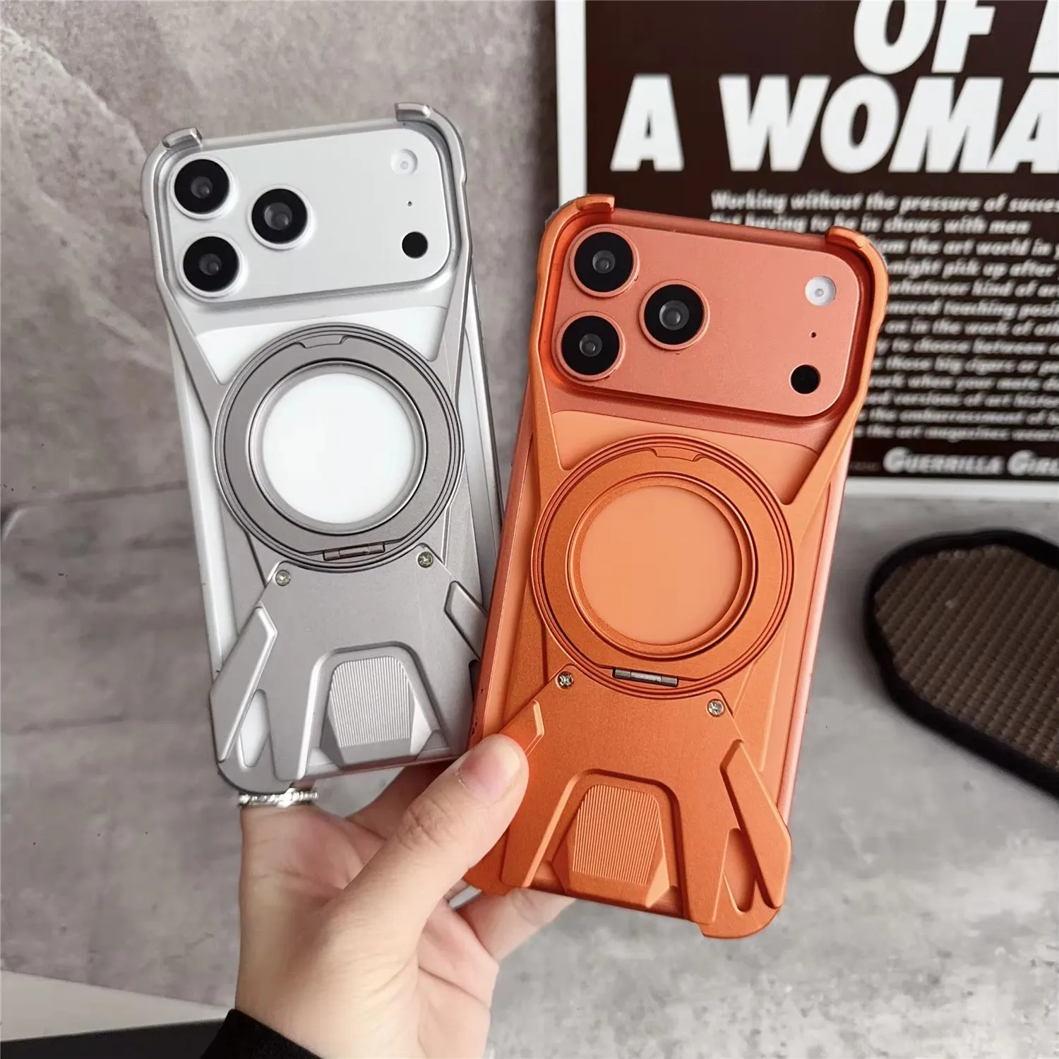 Hot sales Aluminum Alloy Case for iPhone 17 Pro Max 16 Pro Max 15 Pro Max Metal Anti-Drop Magnetic Bumper Ring Stand Cover
Hot sales Aluminum Alloy Case for iPhone 17 Pro Max 16 Pro Max 15 Pro Max Metal Anti-Drop Magnetic Bumper Ring Stand Cover