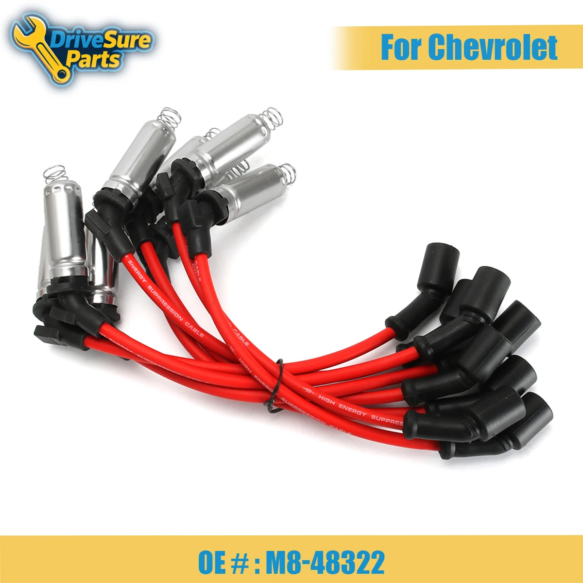For Chevrolet Avalanche GMC Envoy Yukon XL Pontiac Grand Prix GTO Hummer M8-48322 8PCS Spark Plug Wire Ignition Cables
For Chevrolet Avalanche GMC Envoy Yukon XL Pontiac Grand Prix GTO Hummer M8-48322 8PCS Spark Plug Wire Ignition Cables