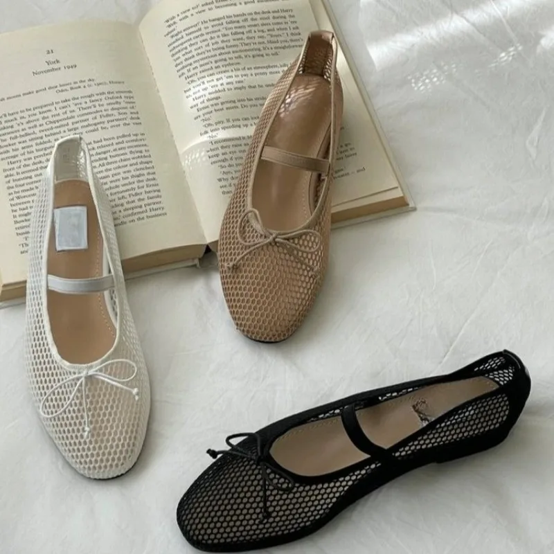 Cutout Mary Jane Bow 2026 Shallow New Mesh Shoes Breathable Fashion Comfortable Flats
Cutout Mary Jane Bow 2026 Shallow New Mesh Shoes Breathable Fashion Comfortable Flats