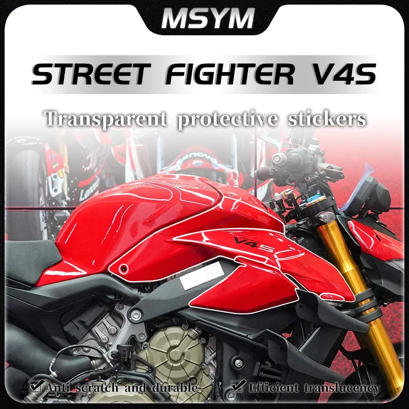 For Ducati STREET FIGHTER V4S 2024 Invisible car cover transparent body scratch resistant protective film sticker accessories
For Ducati STREET FIGHTER V4S 2024 Invisible car cover transparent body scratch resistant protective film sticker accessories