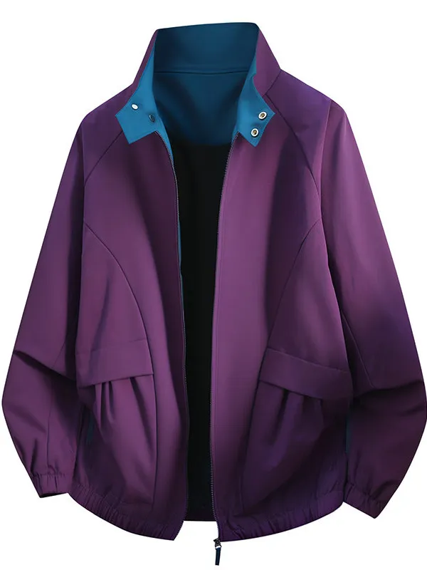 Мужская повседневная свободная куртка на молнии с боковыми карманами, модная молодежная модель из полиэстера, весна-осень 2026, с длинными рукавами
Мужская повседневная свободная куртка на молнии с боковыми карманами, модная молодежная модель из полиэстера, весна-осень 2026, с длинными рукавами