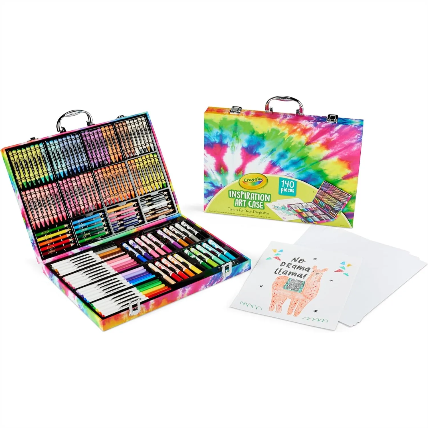 Crayola Inspiration Art Case Coloring Set - Tie-Dye (140ct), Art Supplies for Kids, Travel Drawing Kit, Gift for Girls & Boys
Crayola Inspiration Art Case Coloring Set - Tie-Dye (140ct), Art Supplies for Kids, Travel Drawing Kit, Gift for Girls & Boys