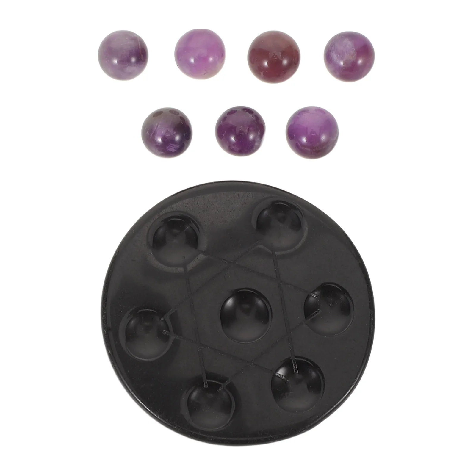1 Set Mini Ball Seven-Star Feng Shui Array Ornament For Home Office Decorative Sphere Enhance Harmony Crystal Display Amethyst
1 Set Mini Ball Seven-Star Feng Shui Array Ornament For Home Office Decorative Sphere Enhance Harmony Crystal Display Amethyst